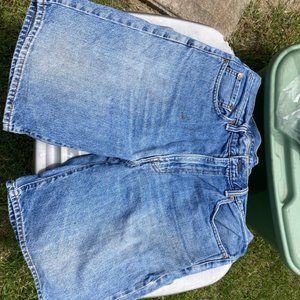 Men 550 w 34 light blue denim Jean short